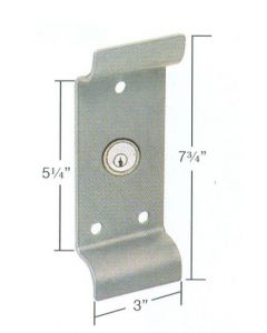 Trim externo tipo Pull, para barra antipánico, Aluminio