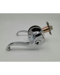 Cerradura Ashley/Premier Grado 3 Llave Botón Manijas Ambos Lados US26