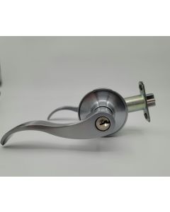 Cerradura Chelsie/Mayfair Grado 3 Llave Botón Izquierda US26D