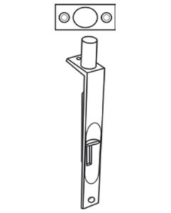 Picaporte de Canto 6" US10B