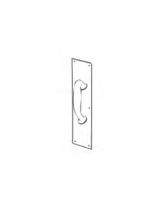 Push Plate con Jaladera Size 4 x 16 US32D